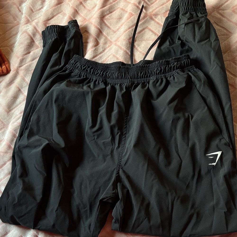 Gymshark Black Elastic Waistband Jogged